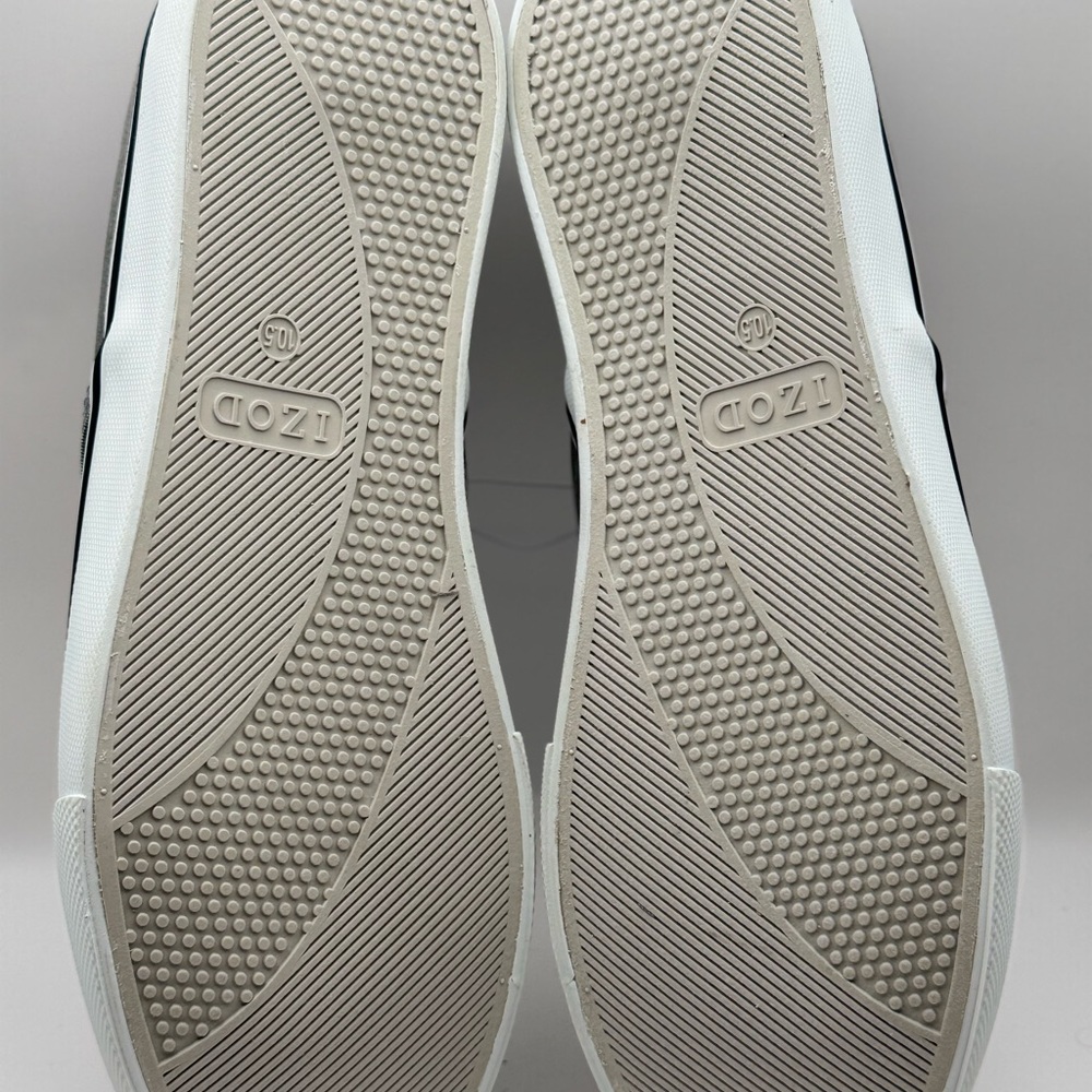 Izod Men's Grey Slip-On Sneakers- 10.5 - Picture 4 of 4